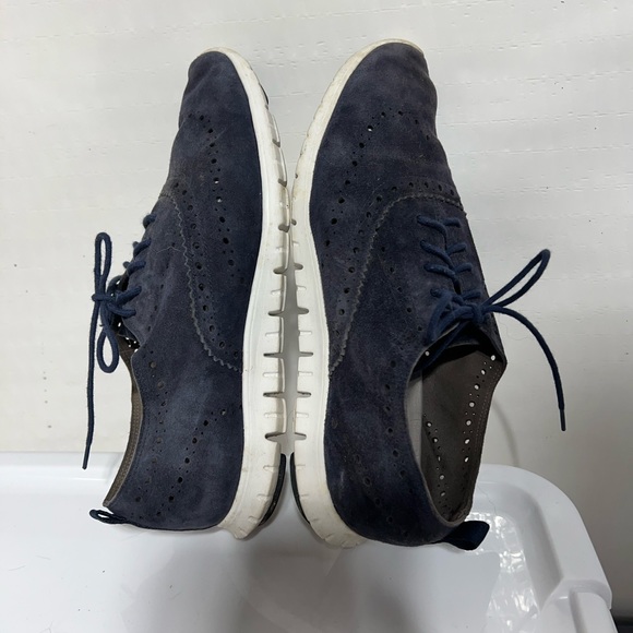 Cole Haan Women’s zerogrand 8.5 Oxford shoes navy blue - Picture 3 of 5